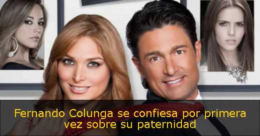 Fernando Colunga se confiesa por primera vez sobre su paternidad 