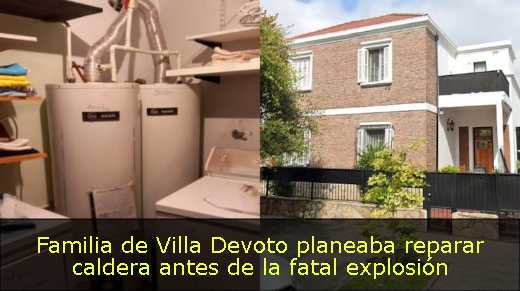 Familia de Villa Devoto planeaba reparar caldera antes de la fatal explosión 