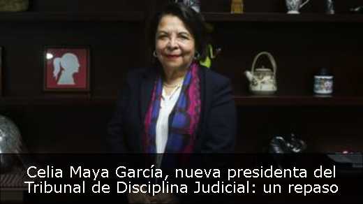 Celia Maya García, nueva presidenta del Tribunal de Disciplina Judicial: un repaso