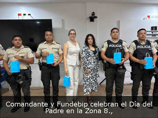 Comandante y Fundebip celebran el Día del Padre en la Zona 8