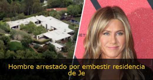 Hombre arrestado por embestir residencia de Je