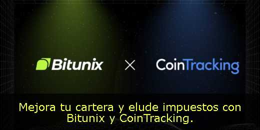 Mejora tu cartera y elude impuestos con Bitunix y CoinTracking. 