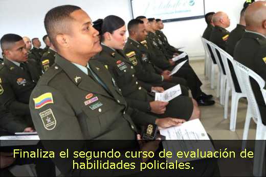Finaliza el segundo curso de evaluación de habilidades policiales