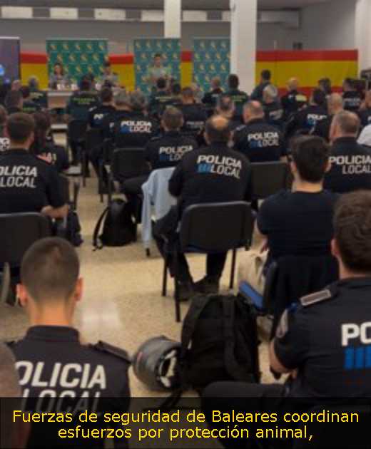 Fuerzas de seguridad de Baleares coordinan esfuerzos por protección animal