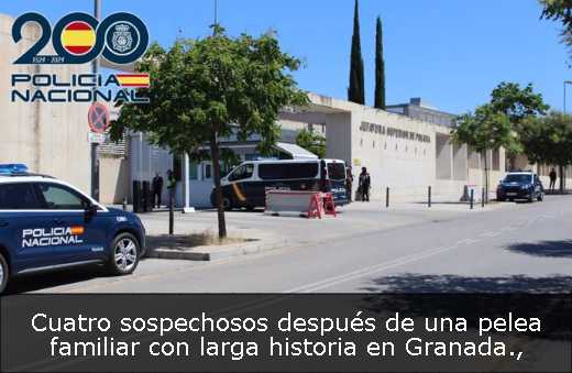 Cuatro sospechosos después de una pelea familiar con larga historia en Granada