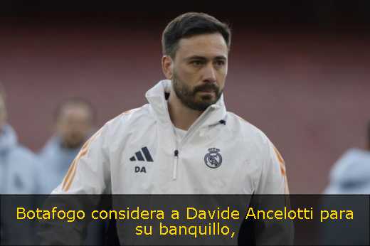 Botafogo considera a Davide Ancelotti para su banquillo