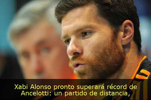 Xabi Alonso pronto superará récord de Ancelotti: un partido de distancia