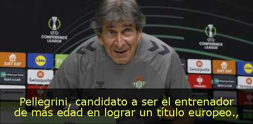 Pellegrini, candidato a ser el entrenador de más edad en lograr un título europeo