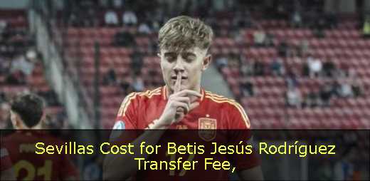 Sevillas Cost for Betis Jesús Rodríguez Transfer Fee
