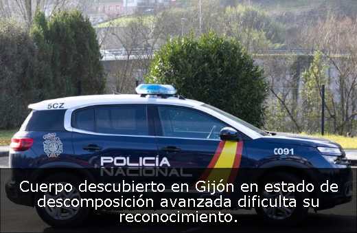 Cuerpo descubierto en Gijón en estado de descomposición avanzada dificulta su reconocimiento