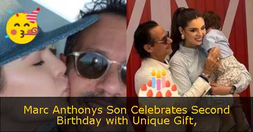 Marc Anthonys Son Celebrates Second Birthday with Unique Gift