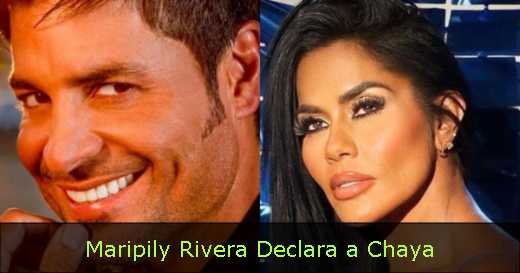 Maripily Rivera Declara a Chaya