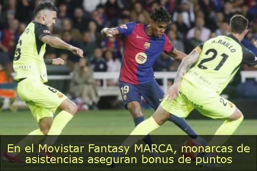 En el Movistar Fantasy MARCA, monarcas de asistencias aseguran bonus de puntos