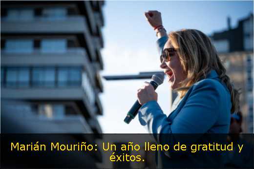 Marián Mouriño: Un año lleno de gratitud y éxitos. 