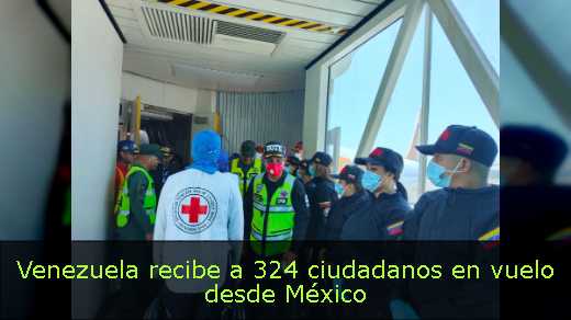 Venezuela recibe a 324 ciudadanos en vuelo desde México<p>