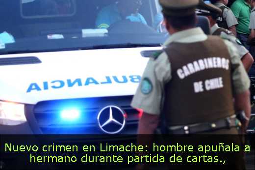 Nuevo crimen en Limache: hombre apuñala a hermano durante partida de cartas