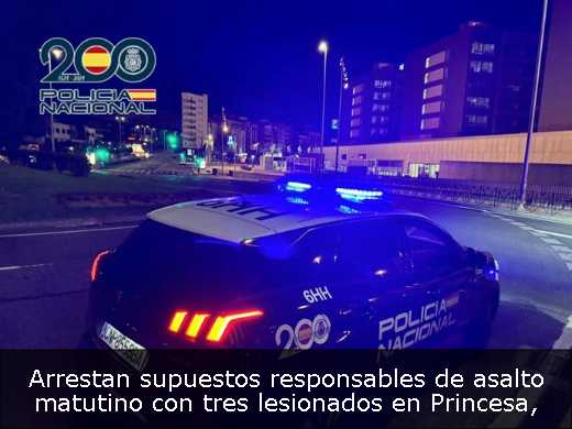 Arrestan supuestos responsables de asalto matutino con tres lesionados en Princesa