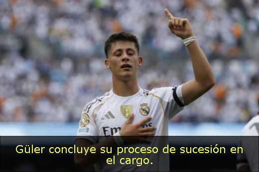 Güler concluye su proceso de sucesión en el cargo. 
