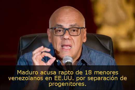 Maduro acusa rapto de 18 menores venezolanos en EE.UU. por separación de progenitores