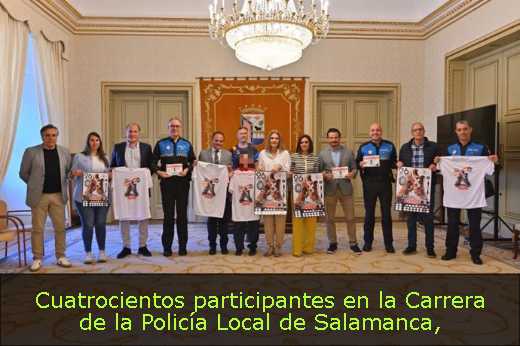 Cuatrocientos participantes en la Carrera de la Policía Local de Salamanca