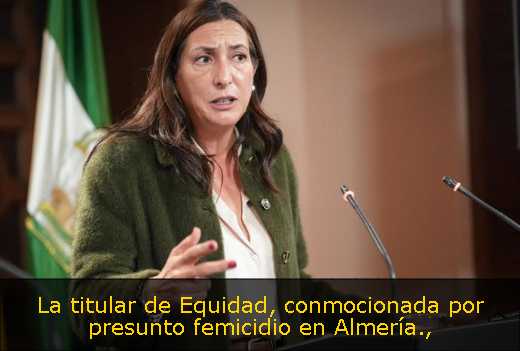 La titular de Equidad, conmocionada por presunto femicidio en Almería