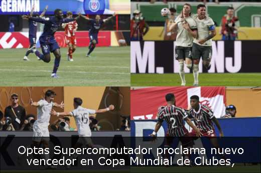 Optas Supercomputador proclama nuevo vencedor en Copa Mundial de Clubes