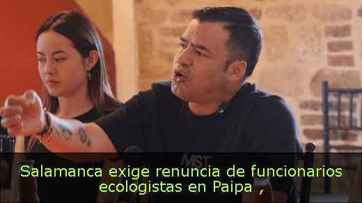 Salamanca exige renuncia de funcionarios ecologistas en Paipa 