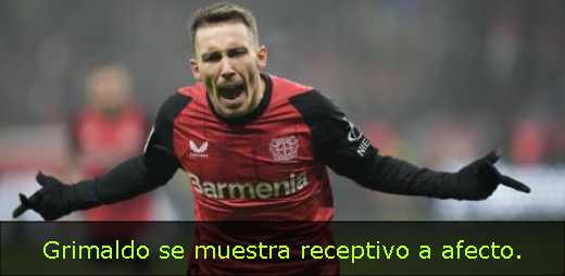 Grimaldo se muestra receptivo a afecto. 