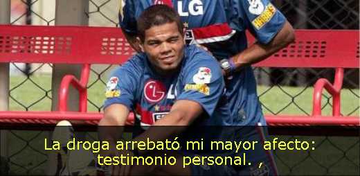 La droga arrebató mi mayor afecto: testimonio personal. 