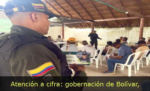 Atención a cifra: gobernación de Bolívar