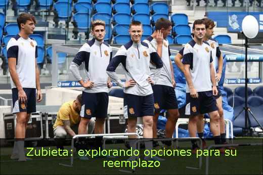 Zubieta: explorando opciones para su reemplazo