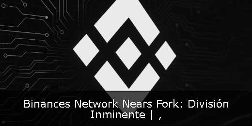 Binances Network Nears Fork: División Inminente | 