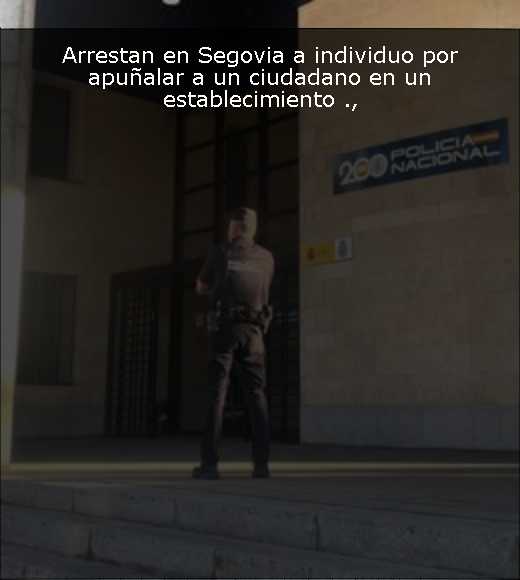 Arrestan en Segovia a individuo por apuñalar a un ciudadano en un establecimiento 