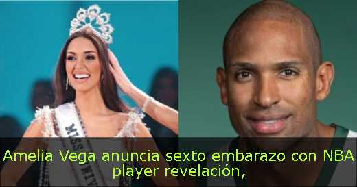 Amelia Vega anuncia sexto embarazo con NBA player revelación