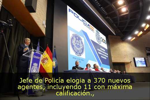 Jefe de Policía elogia a 370 nuevos agentes, incluyendo 11 con máxima calificación