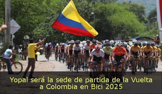 Yopal será la sede de partida de la Vuelta a Colombia en Bici 2025 