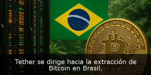 Tether se dirige hacia la extracción de Bitcoin en Brasil