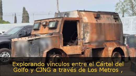 Explorando vínculos entre el Cártel del Golfo y CJNG a través de Los Metros 