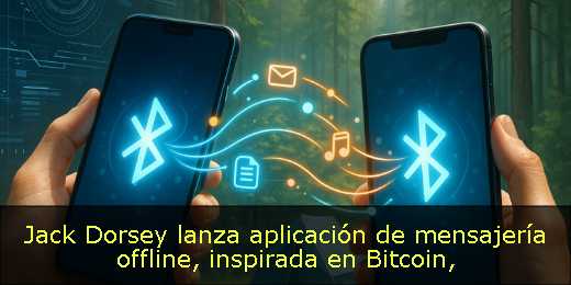 Jack Dorsey lanza aplicación de mensajería offline, inspirada en Bitcoin