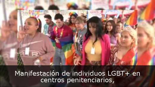Manifestación de individuos LGBT  en centros penitenciarios