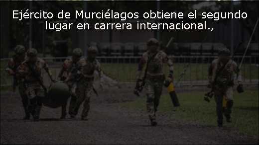 Ejército de Murciélagos obtiene el segundo lugar en carrera internacional