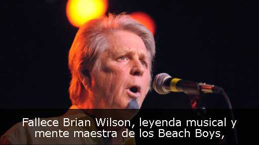 Fallece Brian Wilson, leyenda musical y mente maestra de los Beach Boys