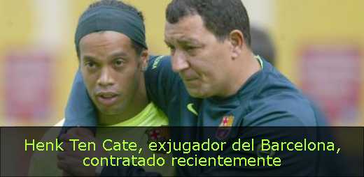 Henk Ten Cate, exjugador del Barcelona, contratado recientemente 