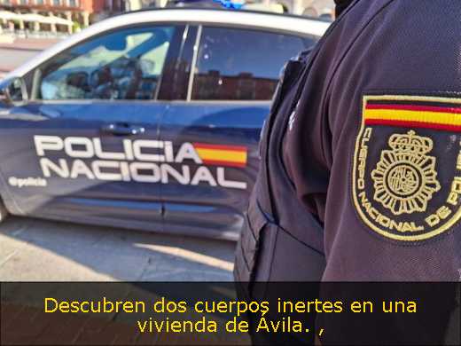 Descubren dos cuerpos inertes en una vivienda de Ávila. 