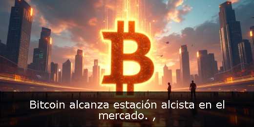 Bitcoin alcanza estación alcista en el mercado. 