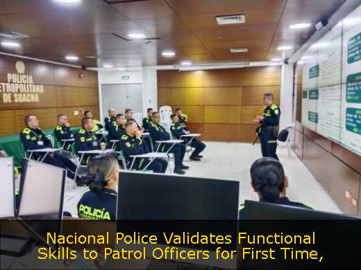 Nacional Police Validates Functional Skills to Patrol Officers for First Time