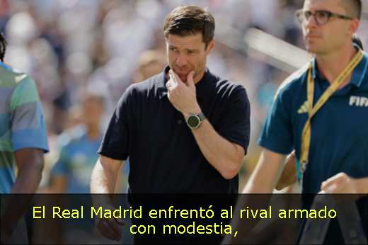 El Real Madrid enfrentó al rival armado con modestia