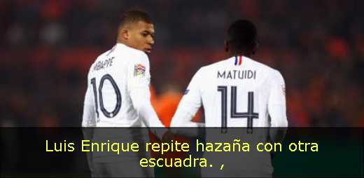Luis Enrique repite hazaña con otra escuadra. 