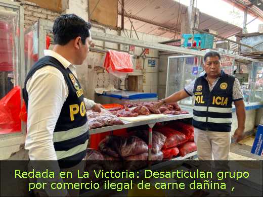 Redada en La Victoria: Desarticulan grupo por comercio ilegal de carne dañina 