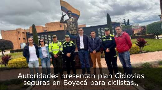 Autoridades presentan plan Ciclovías seguras en Boyacá para ciclistas